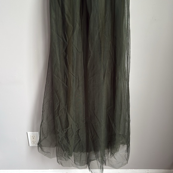 NEW Baltic Born Kamila Tulle Maxi Dress Juniper Green medium - Picture 4 of 13